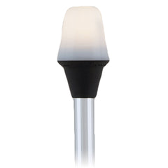 Attwood 5110-24-7 Frosted Globe All-Round Light with 2-Pin Locking Collar Pole - 24 in.