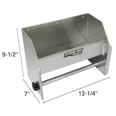 Extreme Max 5001.6035 Aluminum Hand Cleaning Station Organizer for Enclosed Race Trailer, Shop, Garage, Storage - Silver