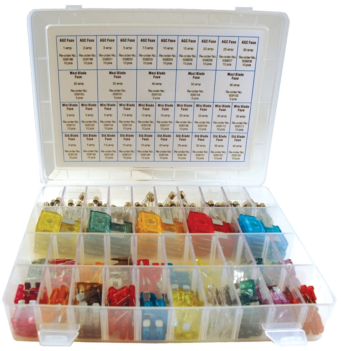 Quick Cable 509200 Mini, Std, Maxi, AGC Fuse Kit - 325 pcs.