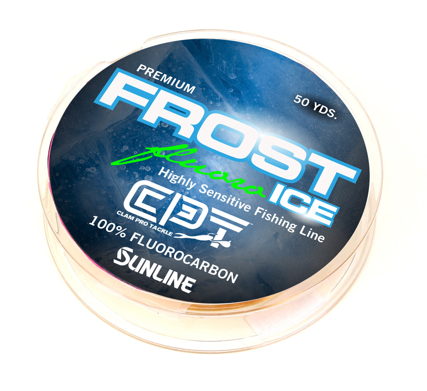 Clam Pro Tackle 10967 CPT Frost Line Fluorocarbon - 7lb - Metered (Chrt/Clr) - 50 Yard