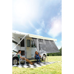 Camco 51456 RV Awning Shade Kit, 54" x 180" / Blue