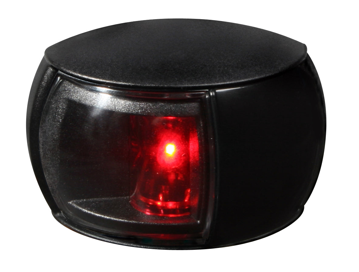 Hella Marine 980520101 2NM Navigation Light - Port Clear Lens, Black Shroud, 120mm Cable