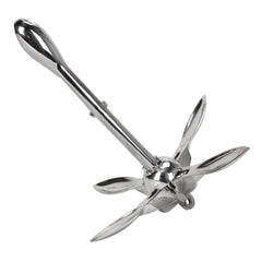 Extreme Max 3006.6675 BoatTector Stainless Steel Folding/Grapnel Anchor - 3.5 lbs.