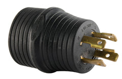 Makerz 0 88 30A 125V 4-Prong RV Generator Adapter Converter - NEMA L14-30P to NEMA TT-30R