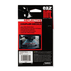 Camco 44604 Eaz-Lift Reflective Coupler Decals for Vehicles with Back-Up Camera