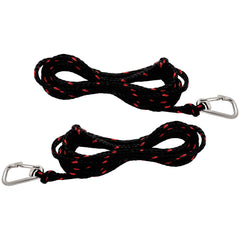 Extreme Max 3006.6806 PWC 9' Dock Line with Stainless Steel Snap Hook - Value 2-Pack