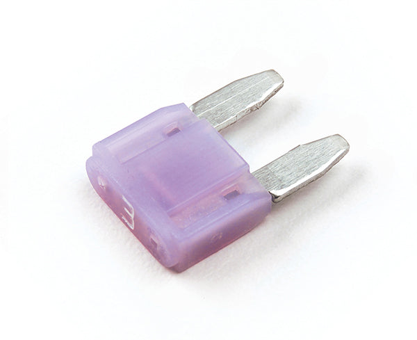 Grote 82-ANM-I-3A Miniature Blade Fuse - 3 Amp, Violet, 2-Pack, LED Indicator