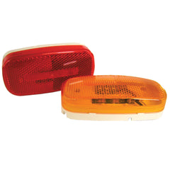 Peterson V180A The 180 Series Piranha LED Oval Clearance/Side Marker Light With Reflex - Amber