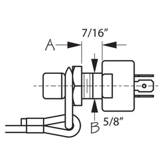 Sea-Dog 420488-1 Universal Kill Switch with Lanyard