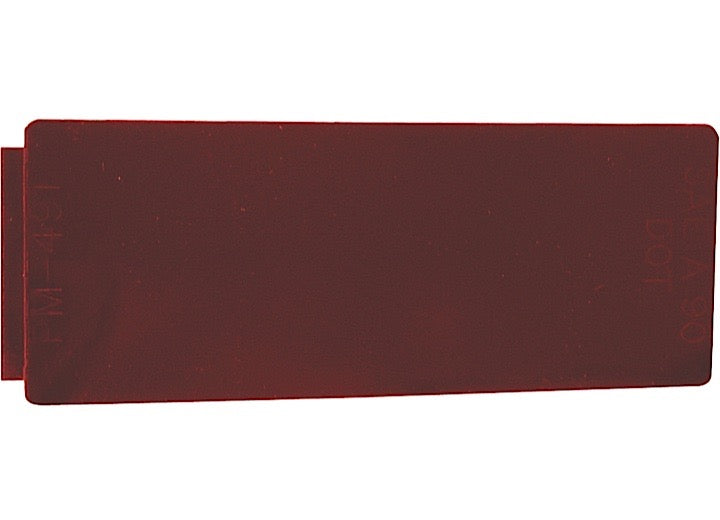 PETERSON MFG B491R REFL RECT SPITFIRE RED
