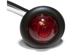 PETERSON MFG M181R 3/4IN RED PC RATED CLEARANCE/SIDE MARKER. BLUNT CUT WIRES.