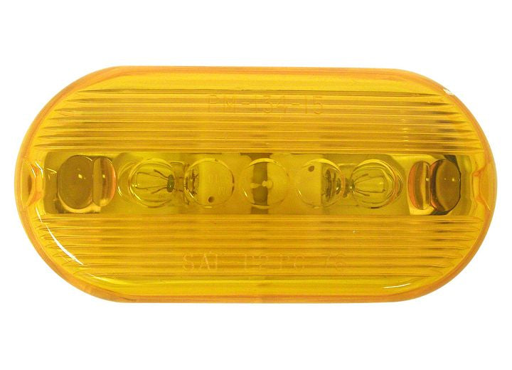 PETERSON MFG V135A OVAL CLR MKR LIT 2 BULB AMB