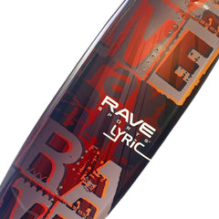 Rave Sports 02395 Lyric Red Wakeboard with RAVE Boots