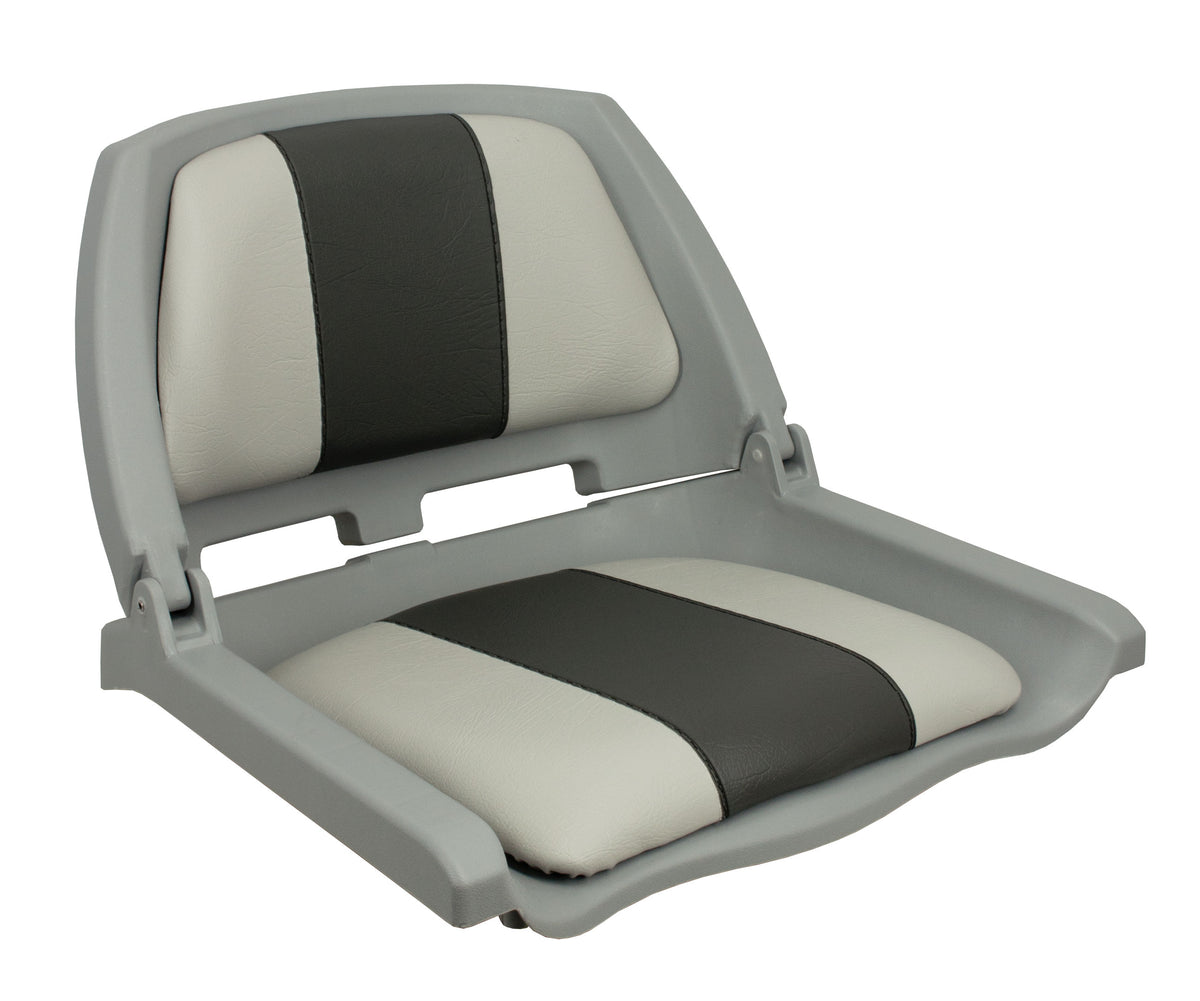 Springfield 1061123-C Traveler Folding Seat - Gray with Charcoal/Gray Cushion
