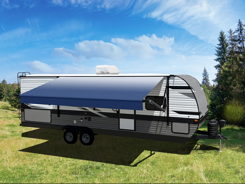 Velarium VR19004000 Canopy/Roll Tube - 19', Slate Blue Fade