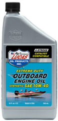 Lucas Oil 10662 Extreme Duty Synthetic Outboard Engine Oil SAE 10W-40 - 1 Quart