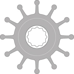 Johnson Pump 09-1027B-1 Impeller 09-1027B-1 for F5 Pump