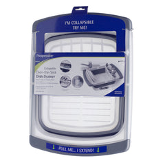 Prepworks CDD-20GY Collapsible Over-The-Sink Dish Drainer - Gray