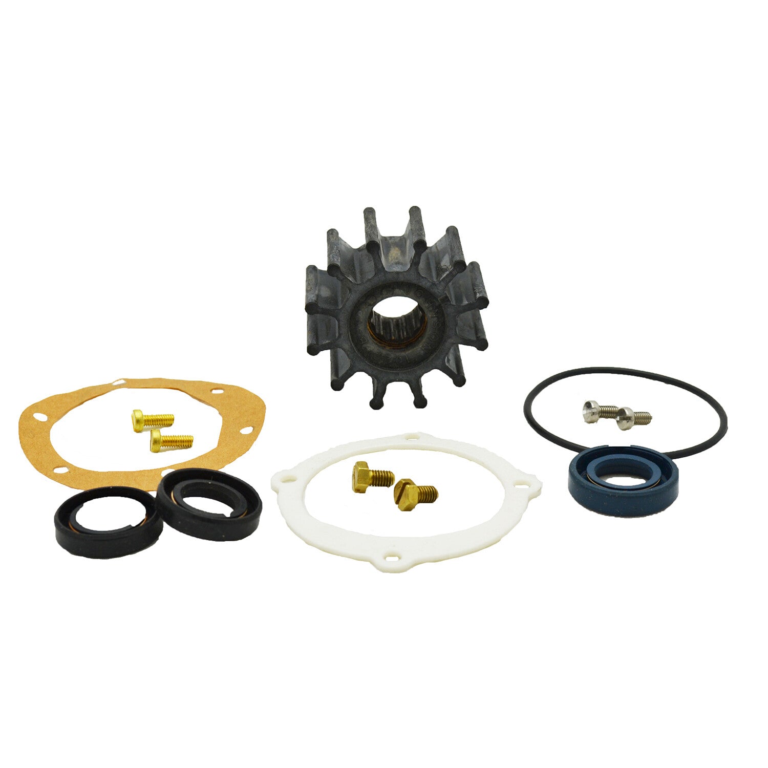 Johnson Pump 09-45585 Service Kit Fits F5B-8/-9 Pumps (10-24571, 10-24334, 10-24100) Includes Impeller 09-1027B-1 & Seals