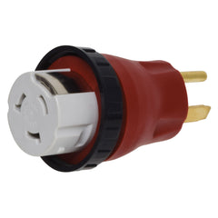 Valterra A10-5050DAVP Mighty Cord Detachable Adapter Plug - 50AM to 50AF, Red (Carded)