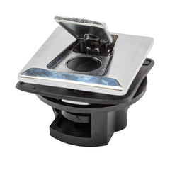 Perko 0922DP0CHR Chrome-Plated Flush Latch for 1-5/8" Hole