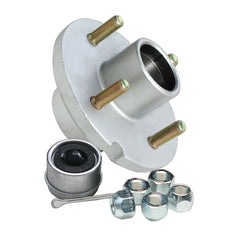 Tie Down Engineering K08-523-C6 Super Lube Hub Kit - 4-Stud with 1" Inner/Outer Bearings, Galvanized, 1250 lbs. Capacity