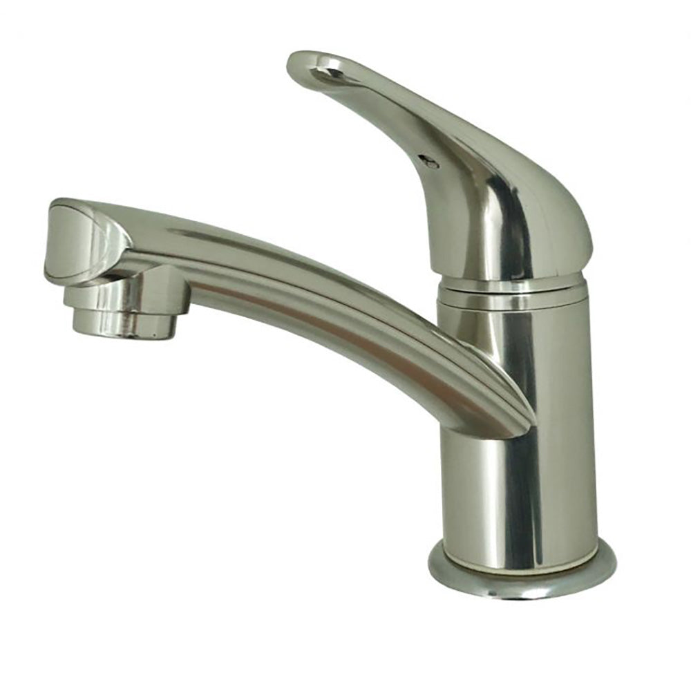 Empire Faucets SL70LVRN-E Single Handle Bathroom Faucet with Extended Reach Spout - Brushed Nickel