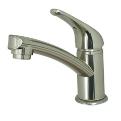 Empire Faucets SL70LVRN-E Single Handle Bathroom Faucet with Extended Reach Spout - Brushed Nickel
