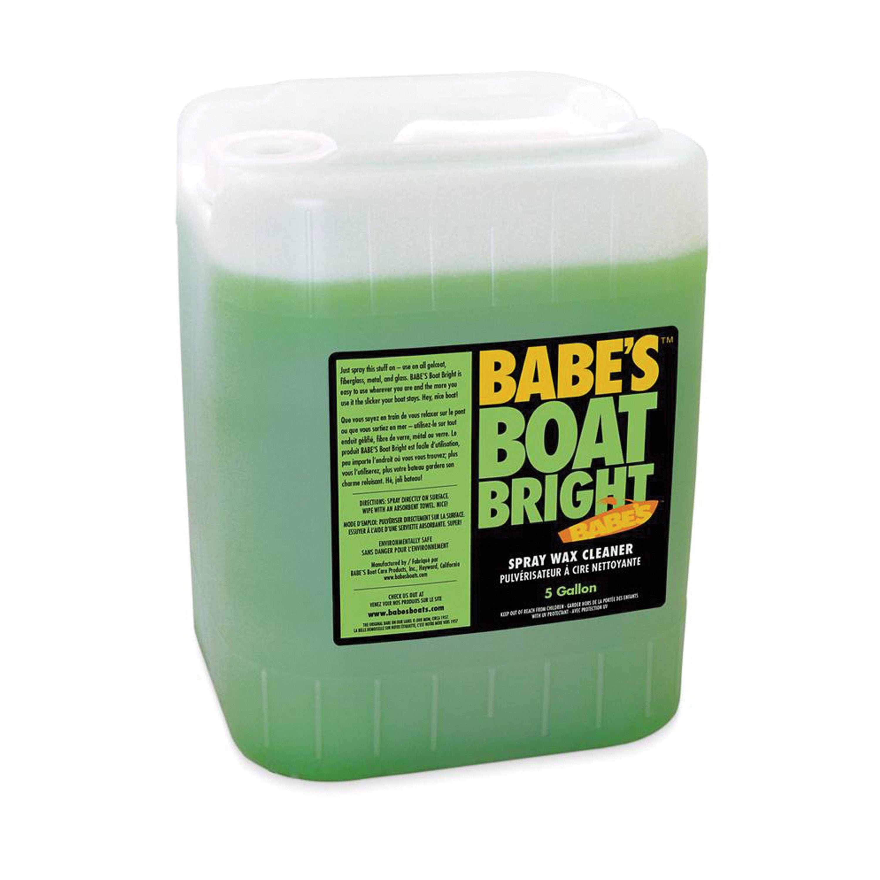 BABE'S Boat Care Products BB7005 Boat Bright Spray Wax - 5 Gallon