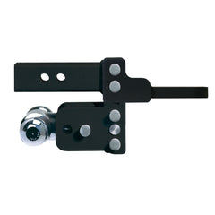 B&W Trailer Hitches TS10033B Tow and Stow Adjustable Ball Mount - 2-5/16" & 2" Ball, 3" Drop, 3.5" Rise, Black