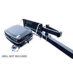 Quick Products QP-BGA Bumper-Mounted Swing Arm Assembly for Grilling, Tailgating, and More