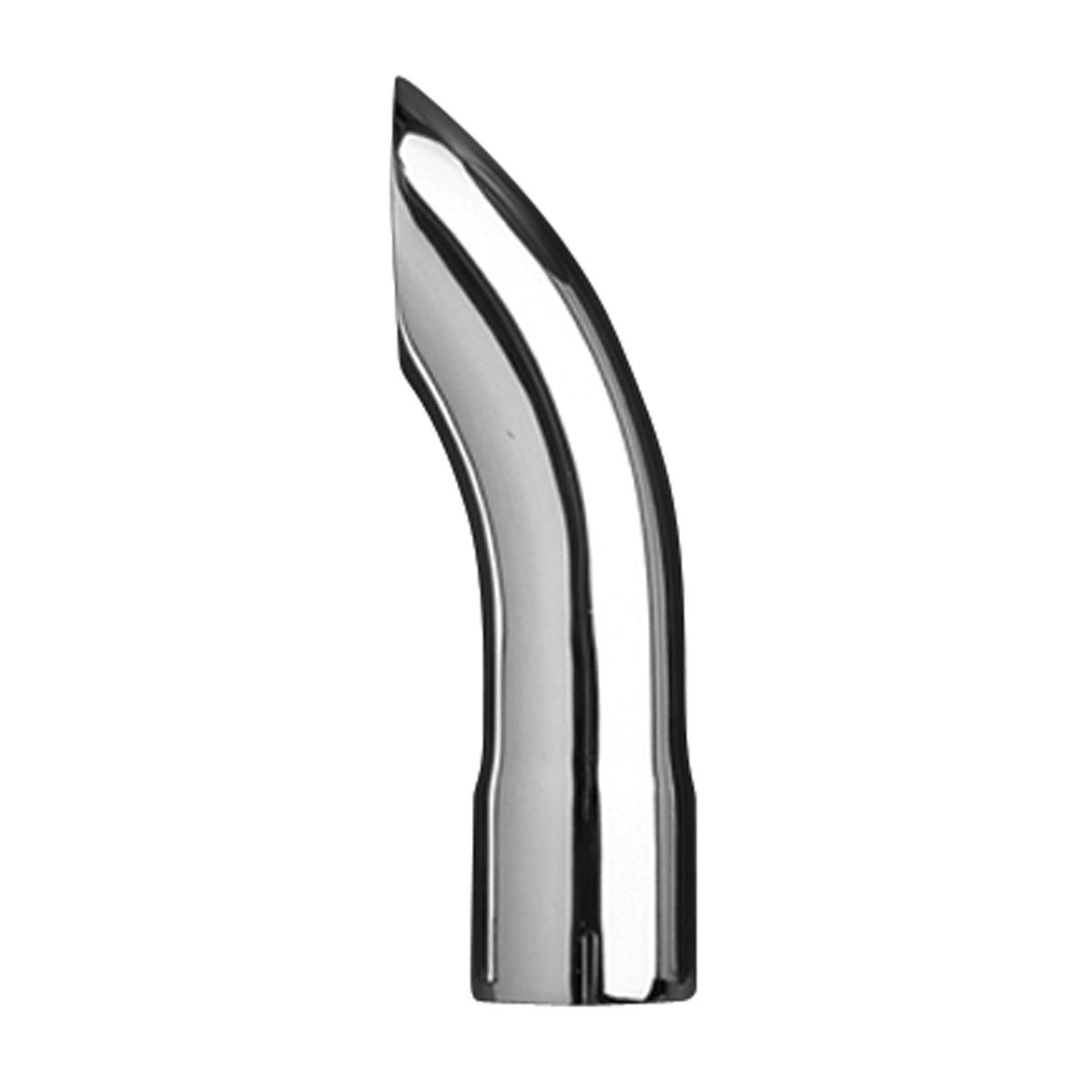 AP Products CTD-2500 Chrome Exhaust Turn-Down - 2-1/2 in. x 12 in.