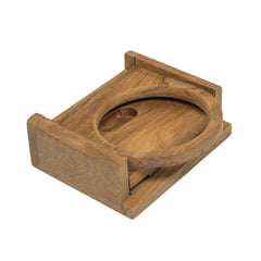 Whitecap 62602 Teak Folding Insulated Drink Holder