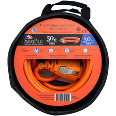 SmartPlug C30503BM30PG Marine Dual-Configuration Cordset - 30 Amp, 50' Length with Gray Inlet
