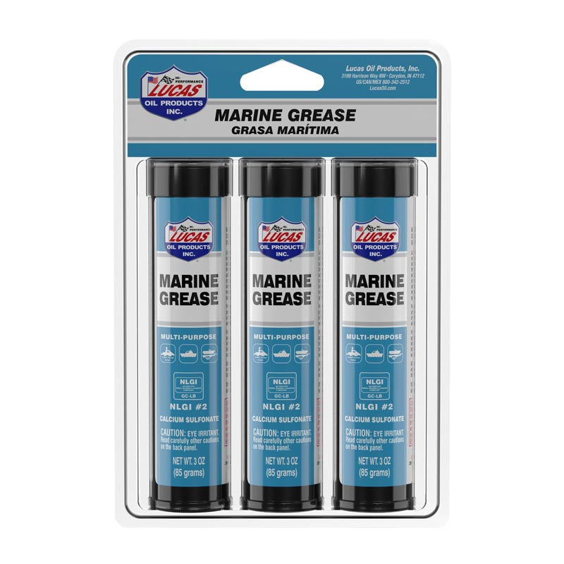 Lucas Oil 10682 Marine Grease - 3 oz. Tube, Pack of 3