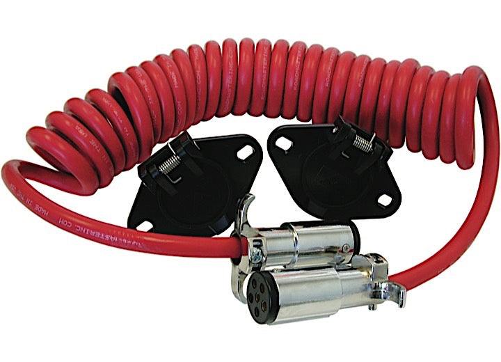 ROADMASTER INC 146 6WIRE FLEXOCOIL POWER CORD KIT WITH PLUGS AND SOCKETS