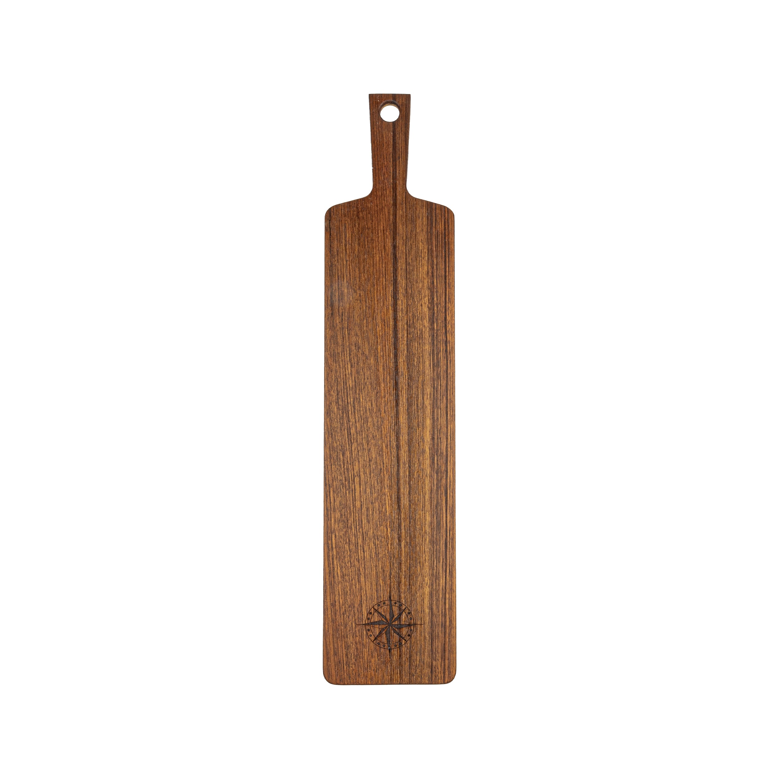 Whitecap 60765COMC Chef's Collection Teak Appetizer Serving Board with Compass