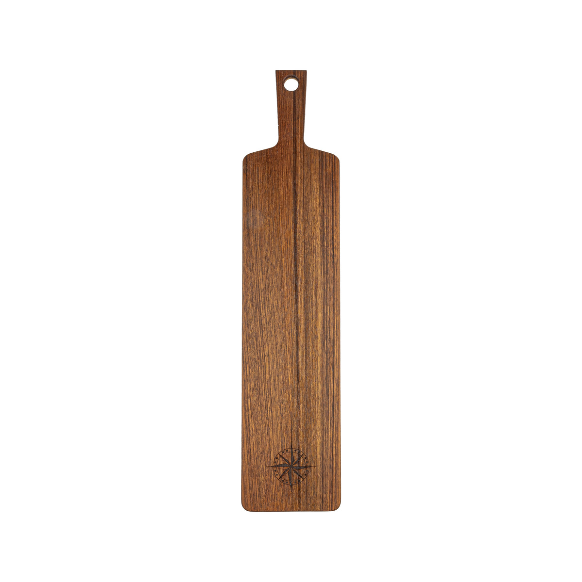 Whitecap 60765COMC Chef's Collection Teak Appetizer Serving Board with Compass