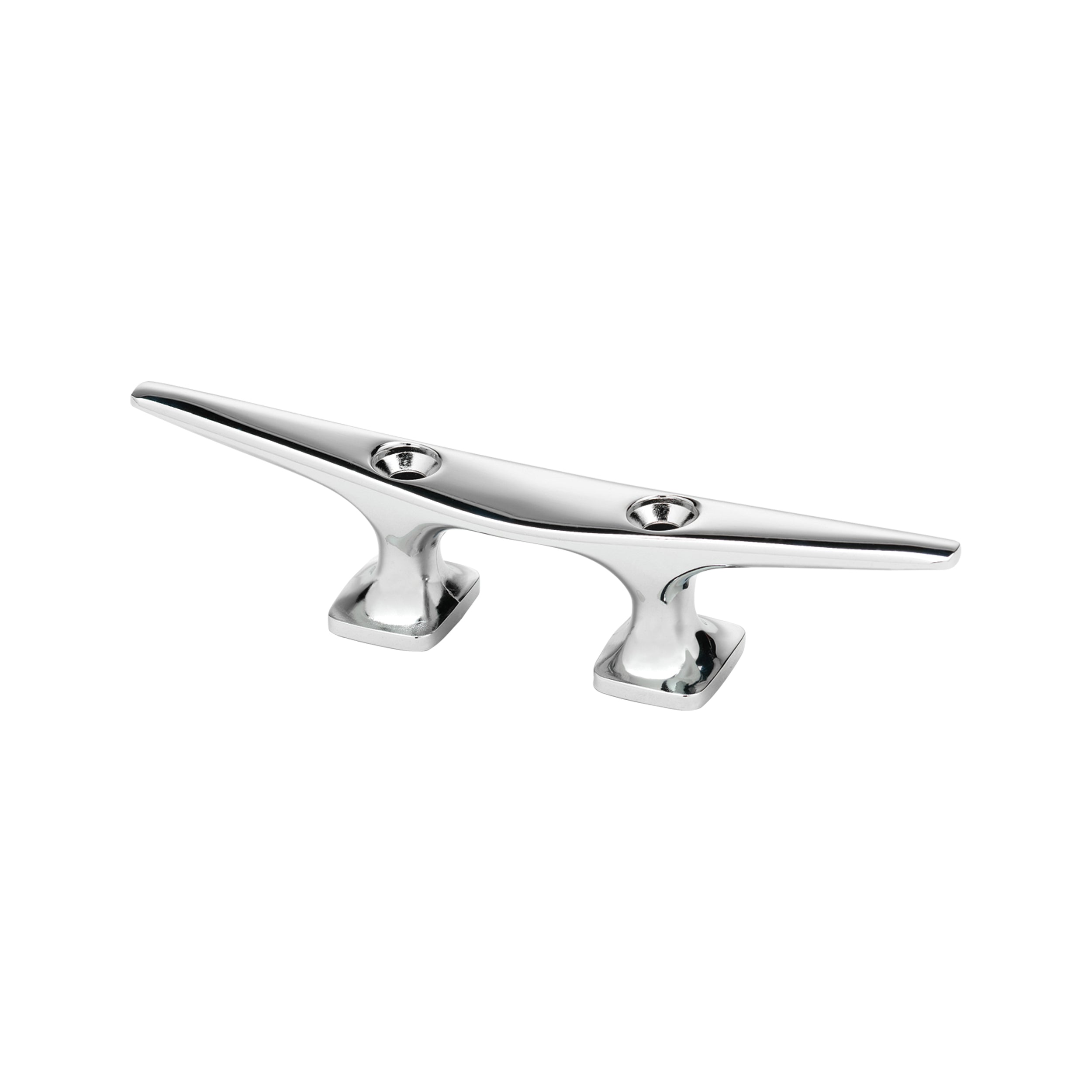 Whitecap S-1464C Chrome-Plated Zinc Hollow Base Cleat - 6-1/2"
