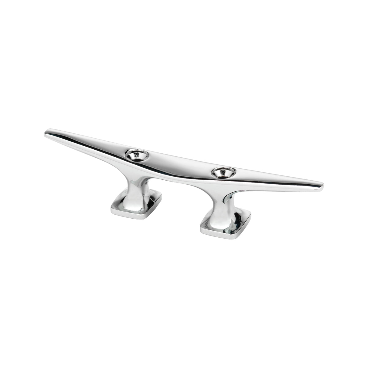 Whitecap S-1464C Chrome-Plated Zinc Hollow Base Cleat - 6-1/2"