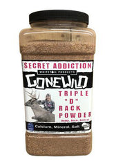 Whitetail Products Gone Wild 0741-D-1 Secret Addiction Triple "D" Rack Powder - 10 lbs.