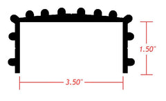 Gatorbak GB350XP-B-10-KT XP Full-Synthetic Protective Bunk Cover for 2x4 Bunks - 10', Black, Pair