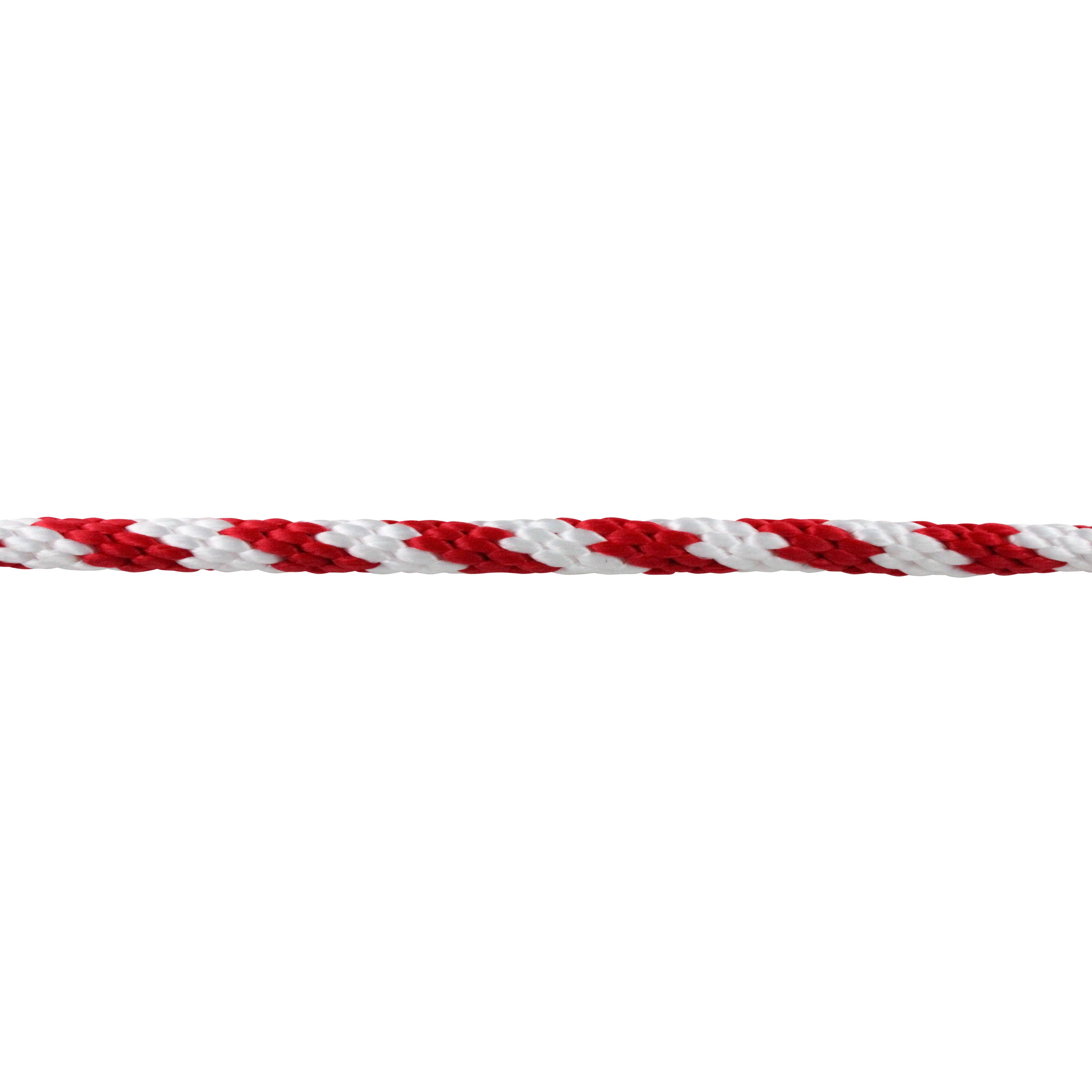 Extreme Max 3008.0178 Solid Braid MFP Utility Rope - 1/2" x 100', Red/White