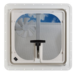Ventline V3092-601-00 V3092 Series Non-Powered E-Z Lift Roof Ventadome with Pop-Out Screen - White