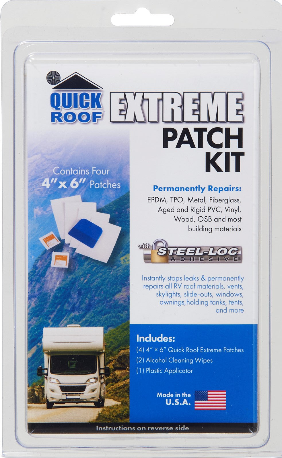 Quick Roof UBE46KIT Extreme Patch Kit (4) 4" x 6", 24 CT Bulk