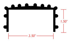 Gatorbak GB350XP-B-16-KT XP Full-Synthetic Protective Bunk Cover for 2x4 Bunks - 16', Black, Pair