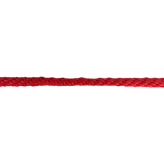 Extreme Max 3008.0124 Solid Braid MFP Utility Rope - 1/2" x 25', Red