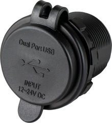 Sea-Dog 426516-1 Round Dual USB C/USB A Socket