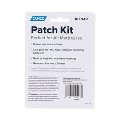 Camco 51098 Vinyl Air Mattress Patches - Pack of 10