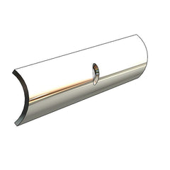 TACO Marine S11-4511P12 Stainless Steel Hollow Back Rub Rail Fitting - 3/4" W x 12' L